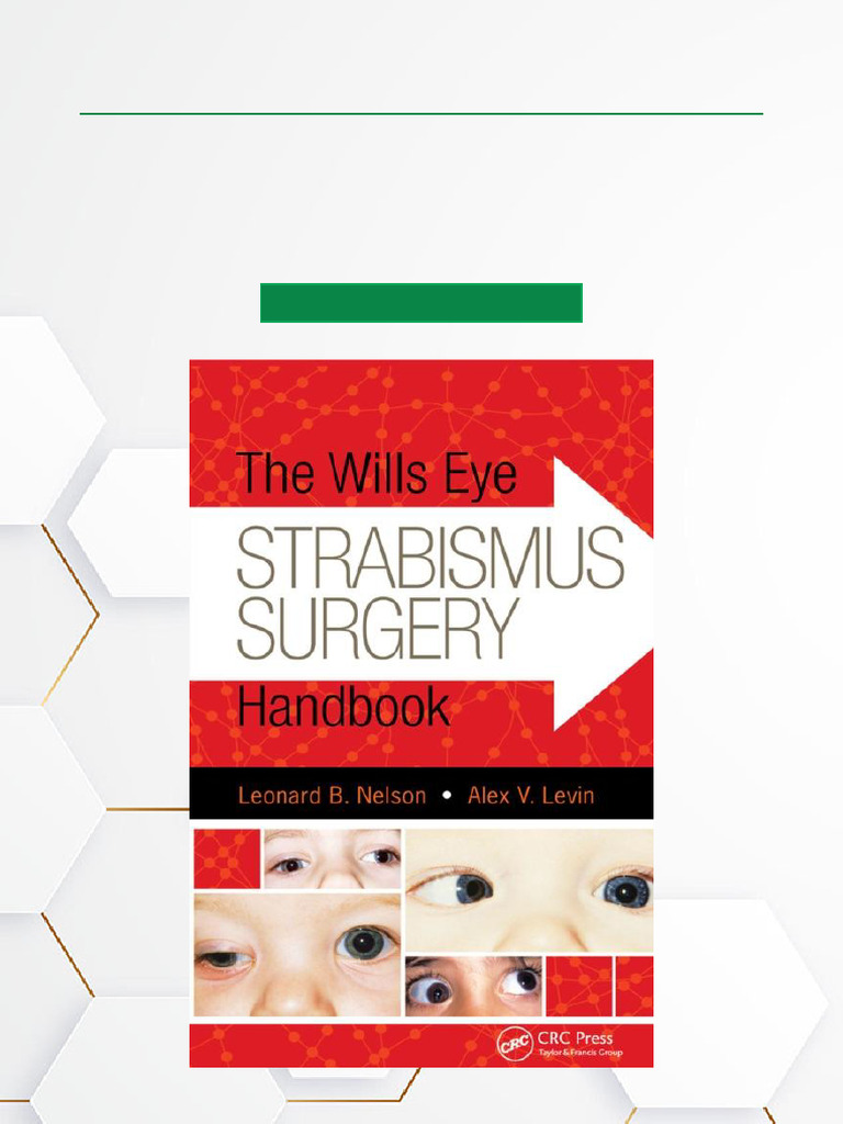 Wills Eye Strabismus Surgery Handbook | PDF | Ophthalmology | Doctor Of ...
