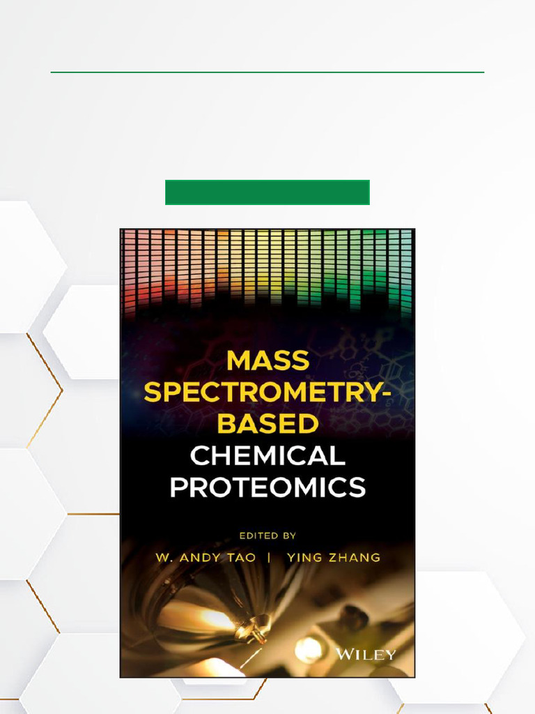 Mass Spectrometry Based Chemical Proteomics 1st Edition Extended ...