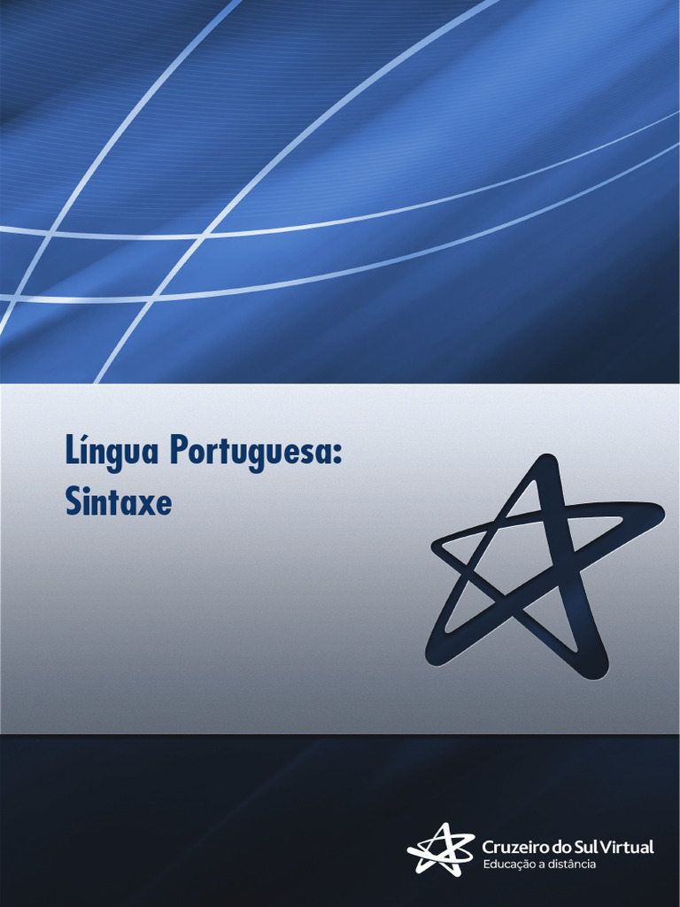 Sintaxe e Ensino da Língua Portuguesa | PDF | Gramática | Assunto ...