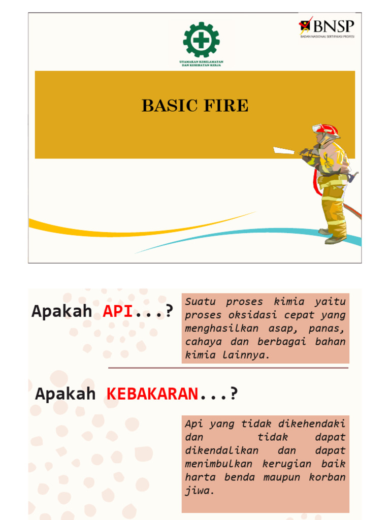 Klasifikasi dan Penanggulangan Kebakaran | PDF