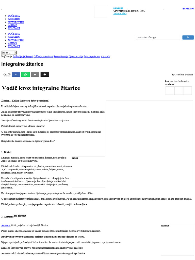 Integralne Žitarice | PDF