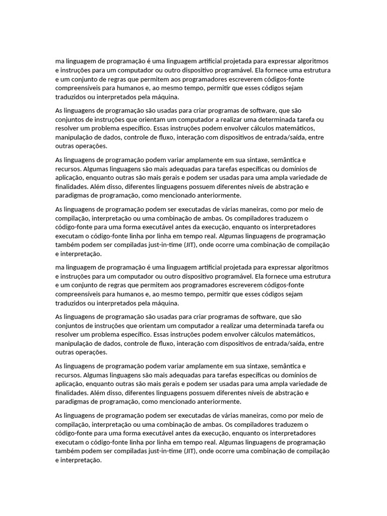 Linguagens de Programação Imperativas | PDF | Linguagem de programação ...