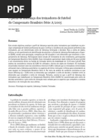 O perfil de liderança dos treinadores de futebol
