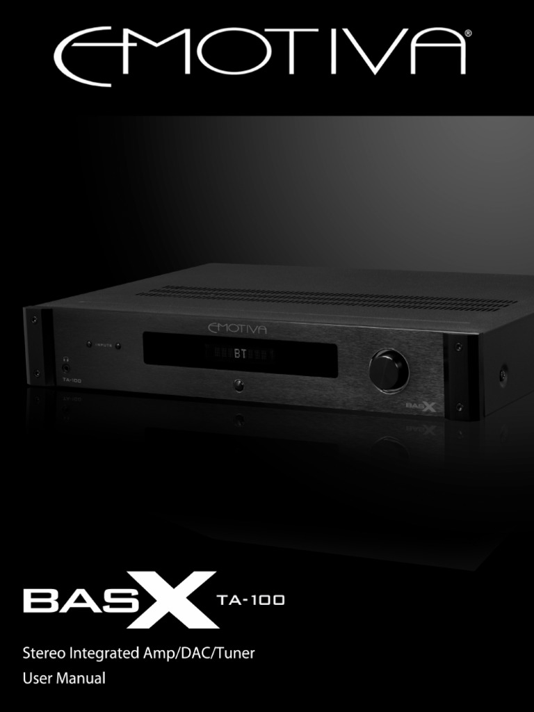 TA-100 Safety Precautions Guide | PDF | Amplifier | Frequency Modulation