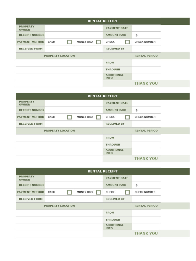 IC Rental Receipt | PDF