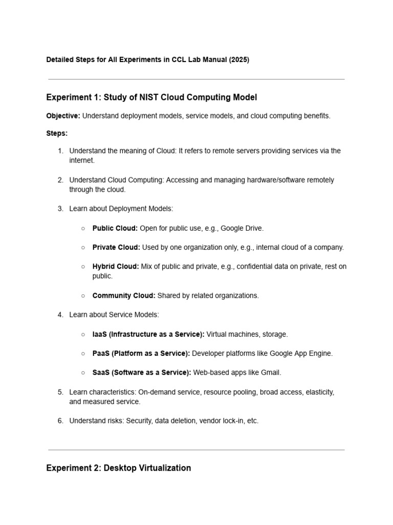 Steps of CC | PDF | Cloud Computing | Virtualization