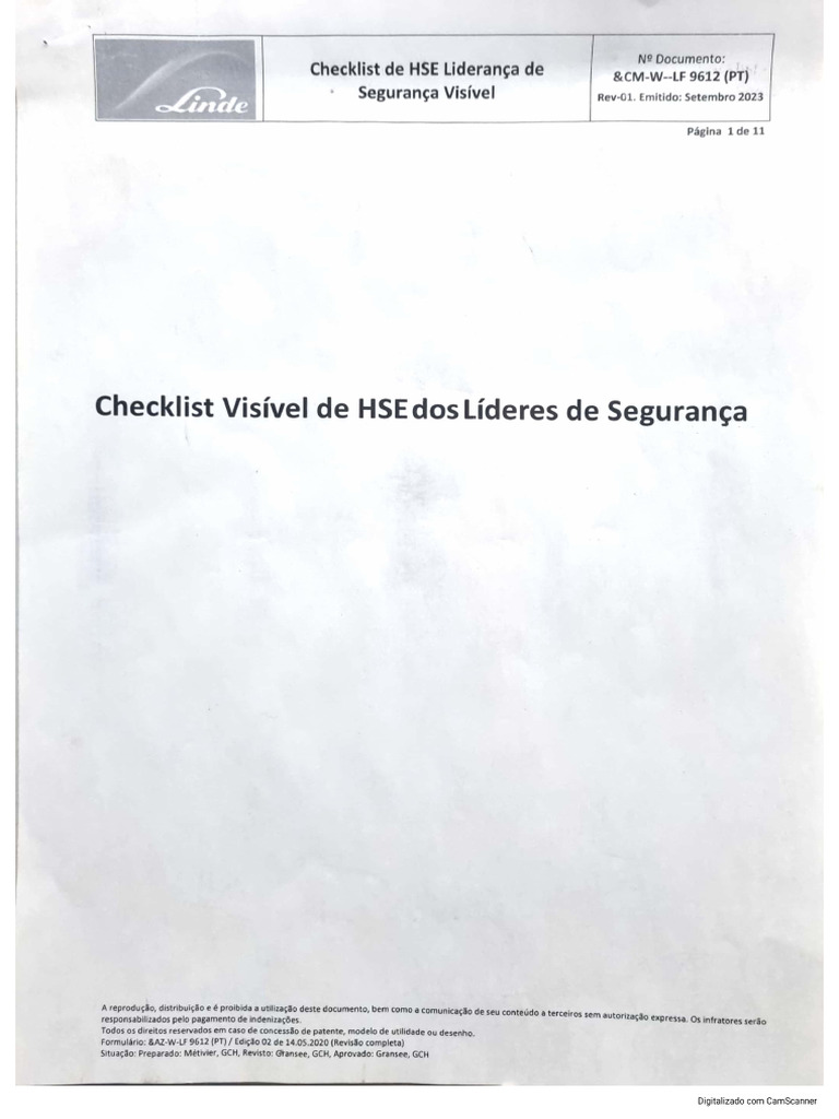 Inspeção Gerencial - José Octávio - 18-04-24 | PDF