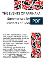 Parihaka Summary Power Point Presentation
