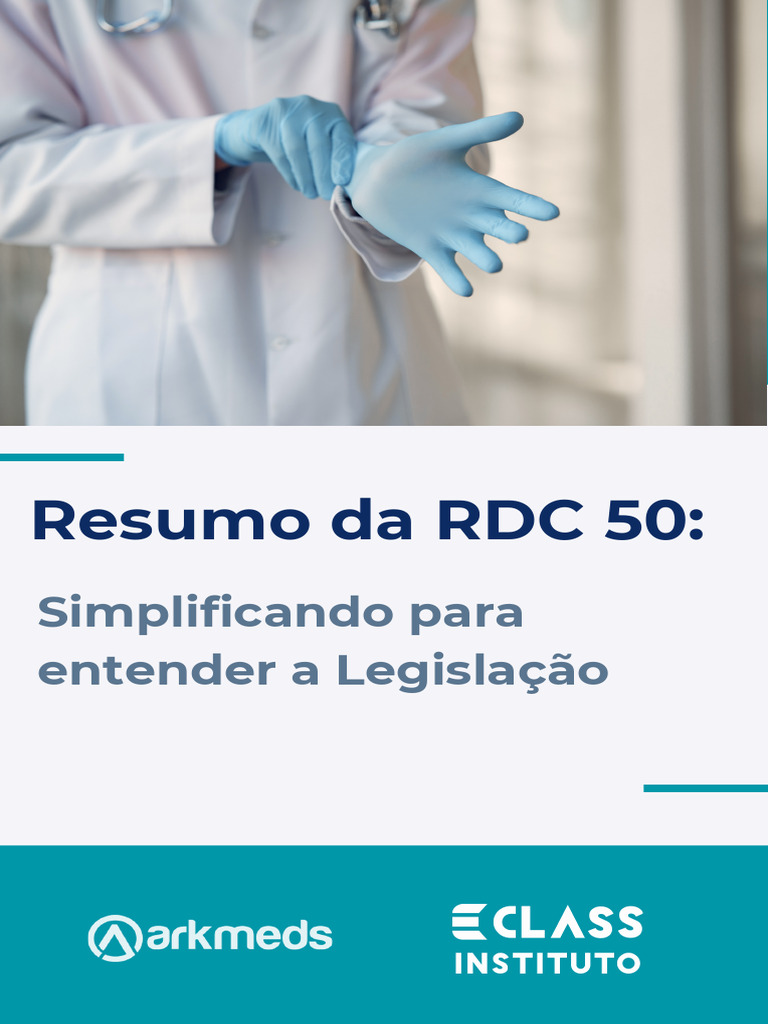 Resumo da RDC 50 na Saúde | PDF | Desperdício | Infecção