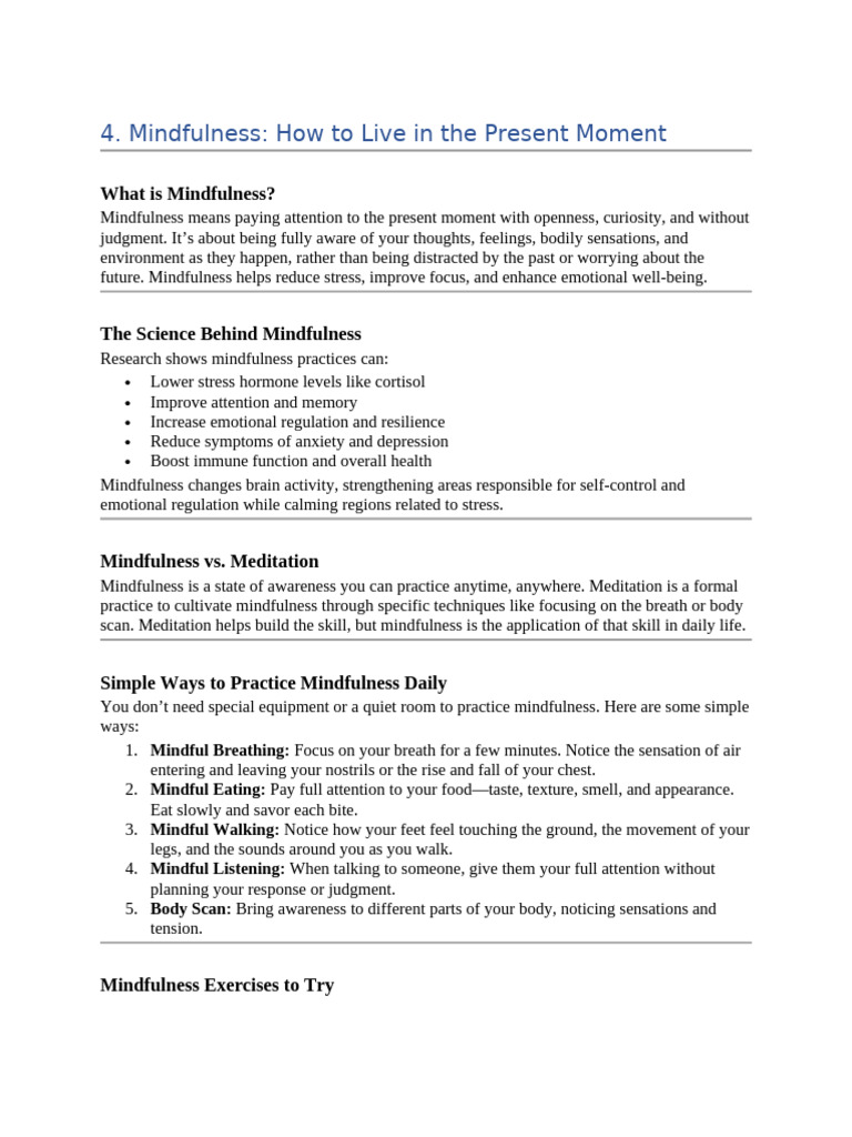 MINDFUL | PDF | Mindfulness | Meditation