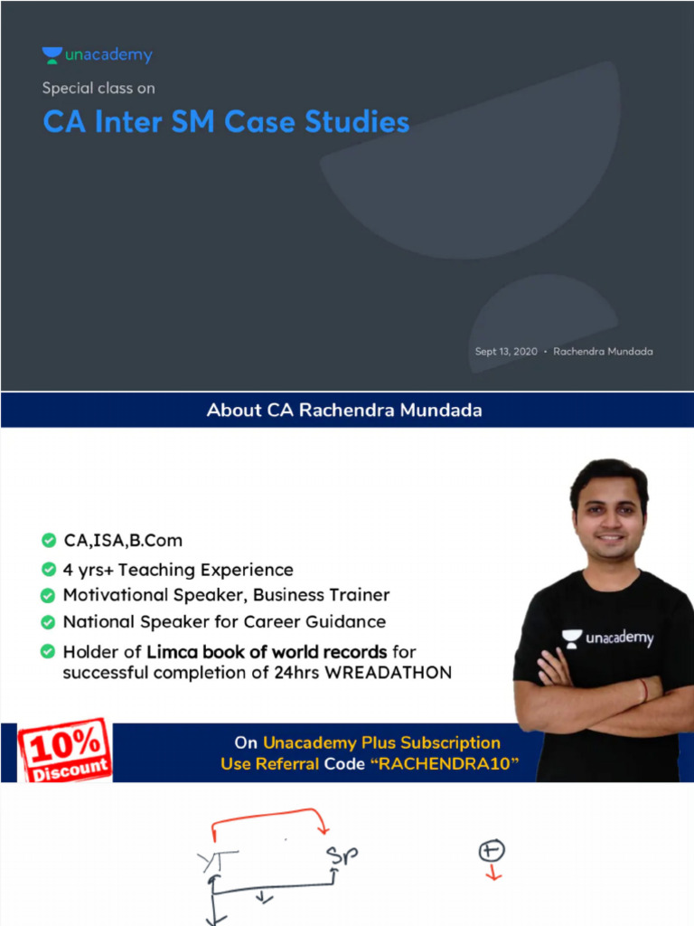 CA Inter SM Case Studies With Anno | PDF