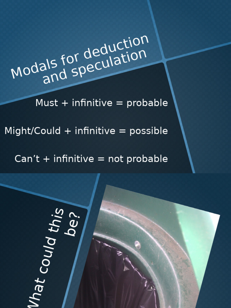Modals of Deduction and Speculation Conversation Topics Dialogs TBL ...