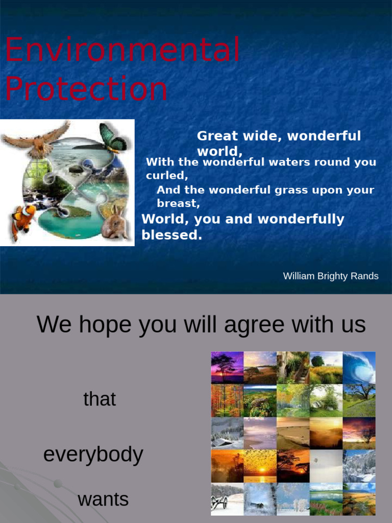 Urgent Call for Environmental Protection | PDF | Rainforest | Natural ...