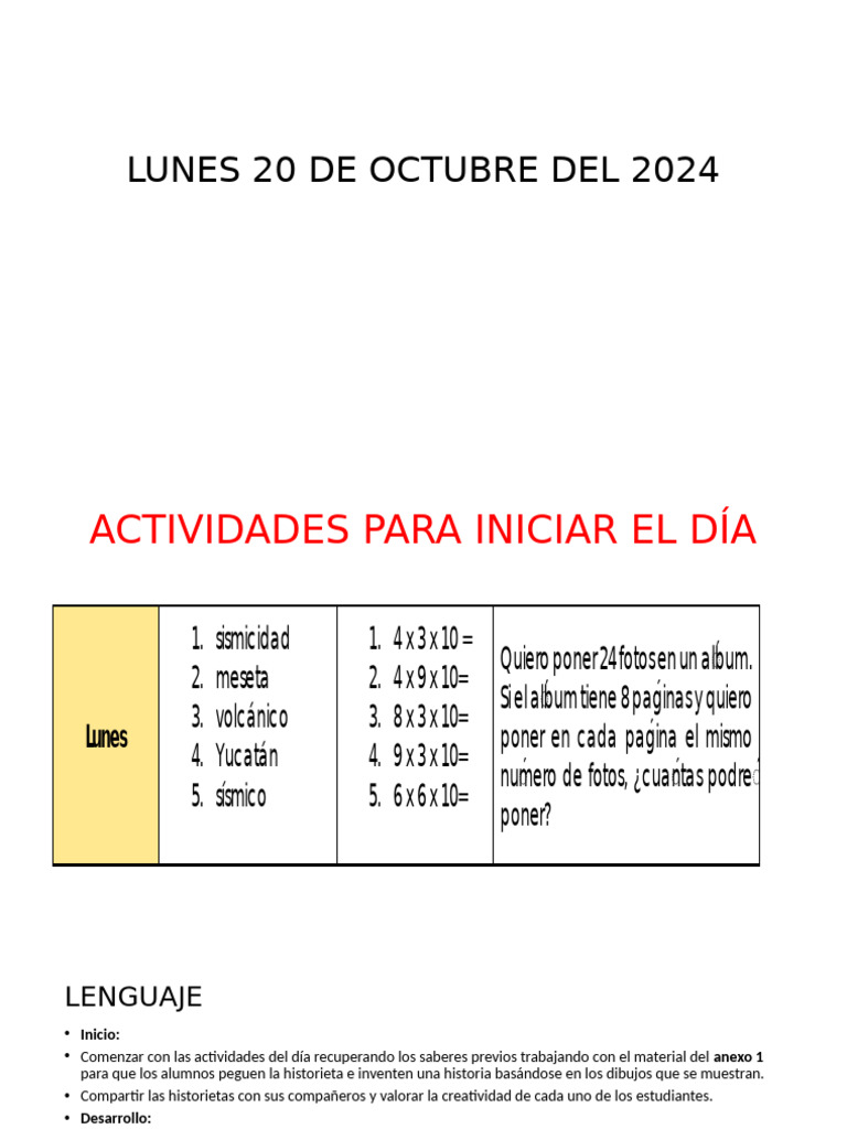 Clase Lunes 20 de Octubre Del 2024 | PDF | Cómics