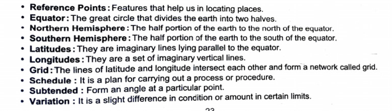 Understanding Earth’s Reference Points | PDF