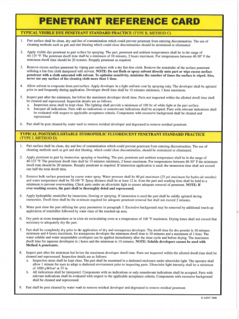 PT Reference Card | PDF