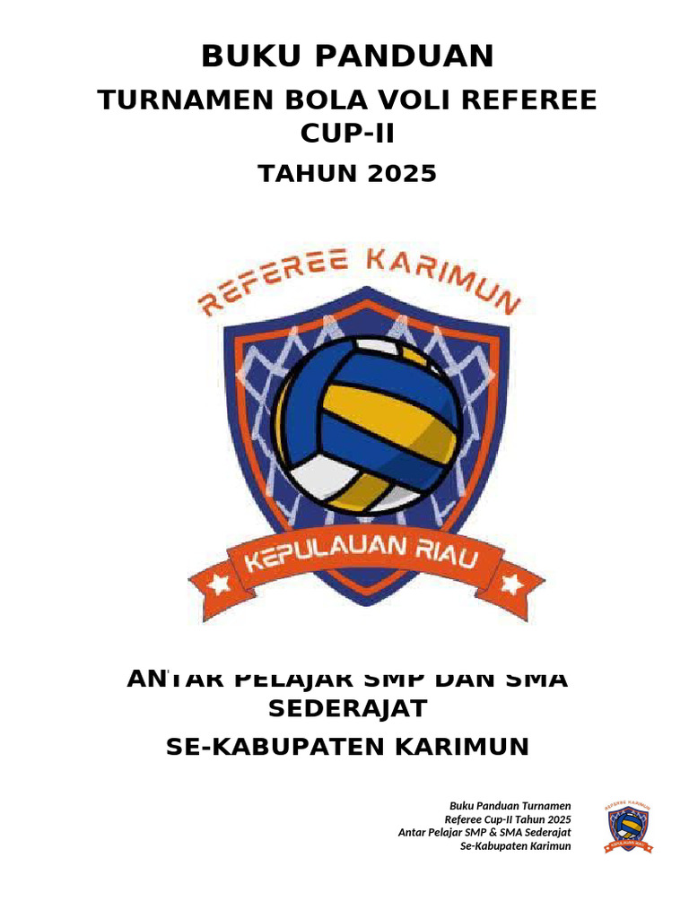 REFCUP - Buku Panduan - 2025 | PDF
