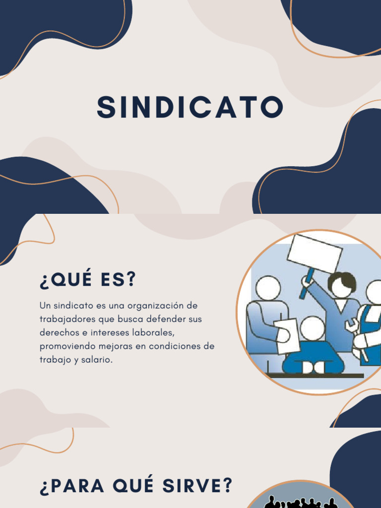 Funciones y objetivos de un sindicato laboral | PDF | Derecho laboral ...