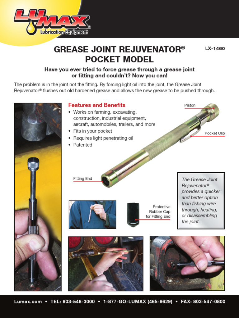 Grease Joint Rejuvenator® Tools | PDF | Manufactured Goods | Vehicles
