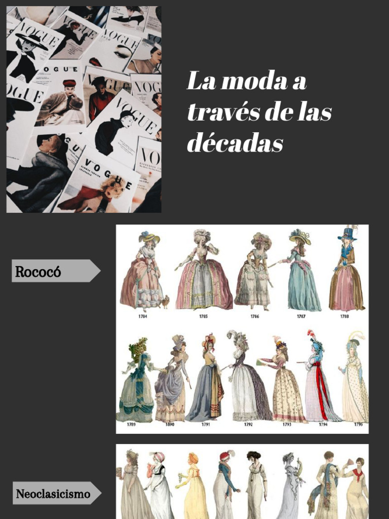 Décadas | PDF | Moda | Ropa