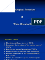 Physiological Functions of White Blood Cells