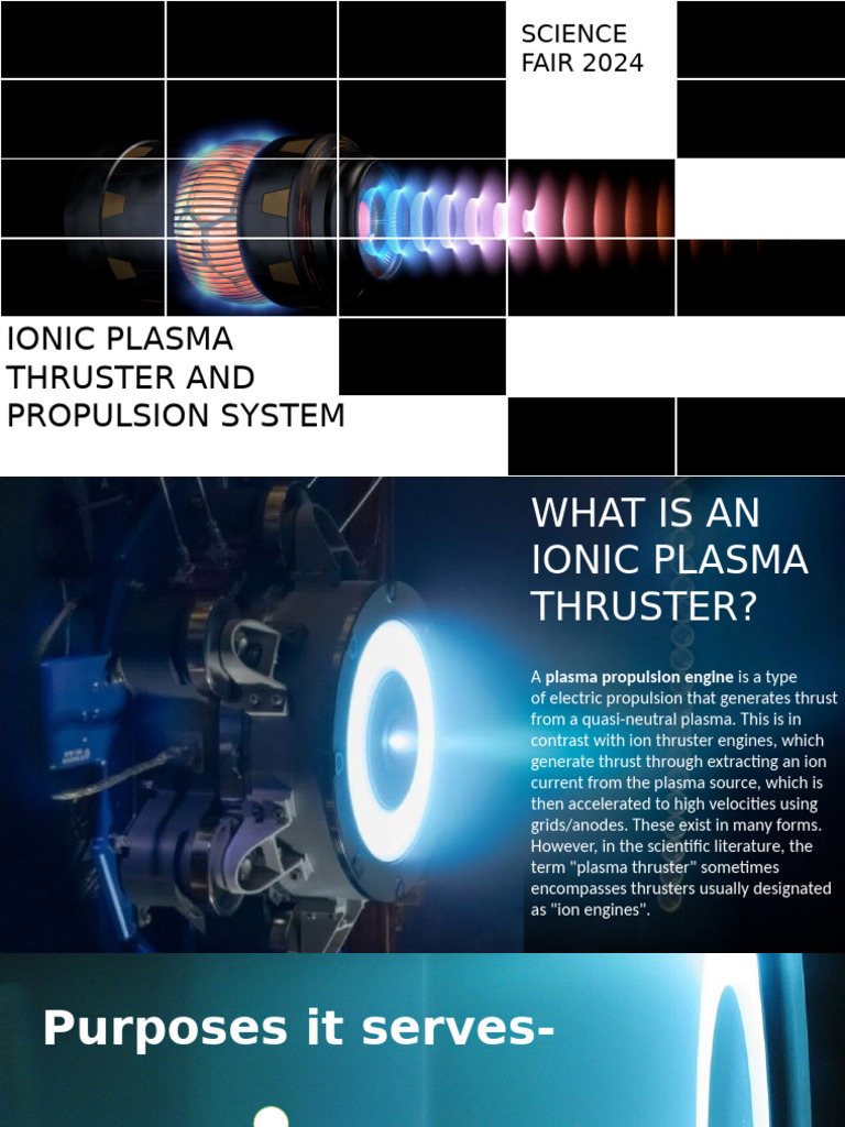 Ionic Plasma Thruster Overview 2024 | PDF | Spacecraft Propulsion ...