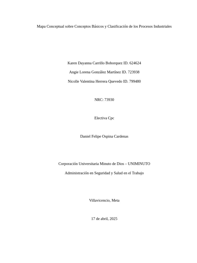 Clasificación de Procesos Industriales | PDF | Economias