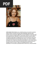 ASTRID CABRAL FÉLIX DE SOUSA nasceu a 25