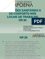 Condições Sanitárias e de Conforto Nos Locais de Trabalho - NR 24.