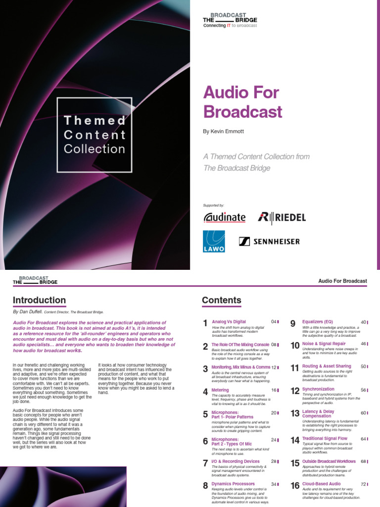 Audio Essentials for Broadcasters | PDF | Sampling (Signal Processing ...