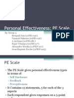 Personal Effectiveness