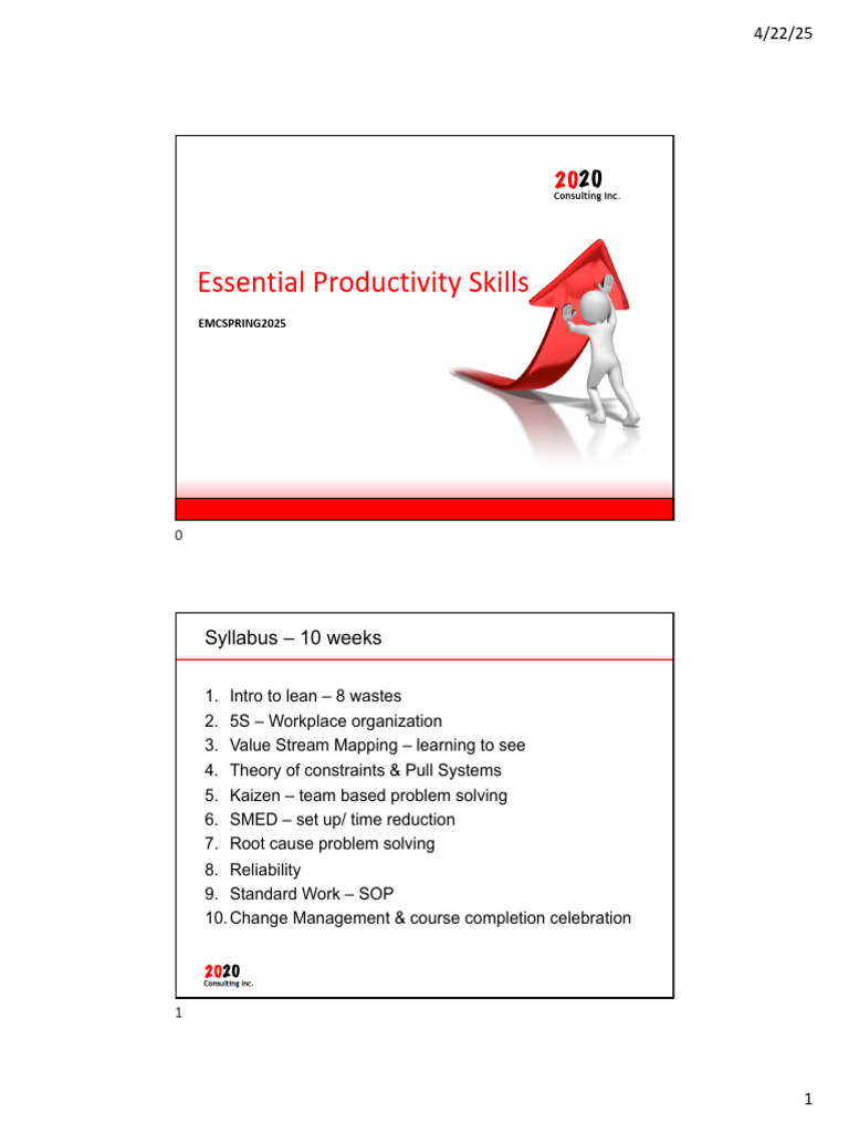 Lean Online Course Overview | PDF | Lean Manufacturing | Inventory