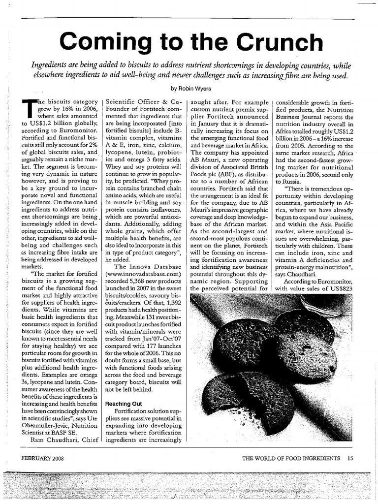 Coming To The Crunch | PDF