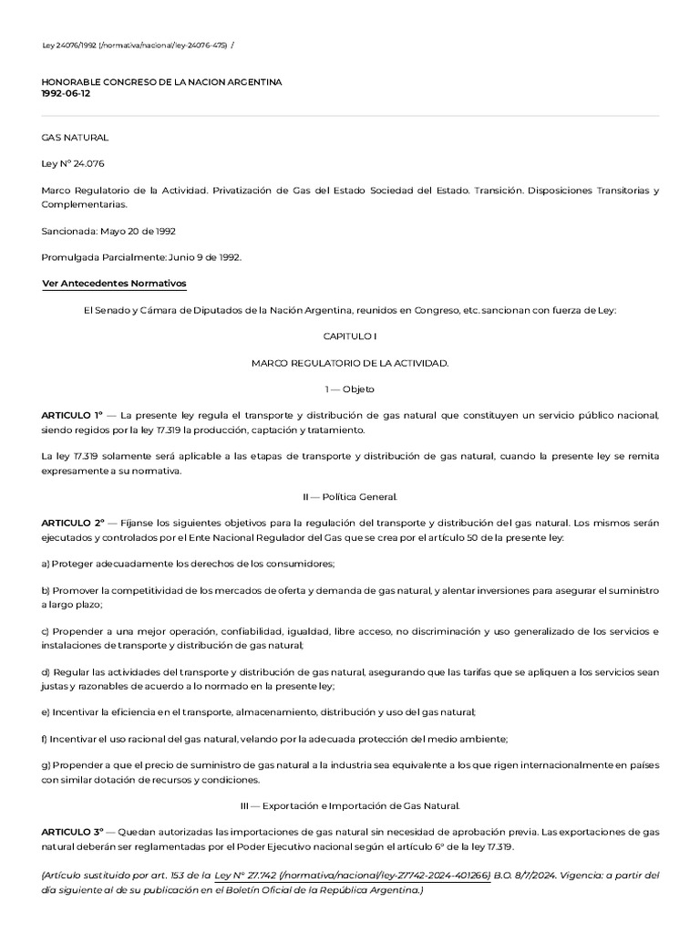 MARCO REGULATORIO Texto Actualizado - Argentina - Gob.ar | PDF ...