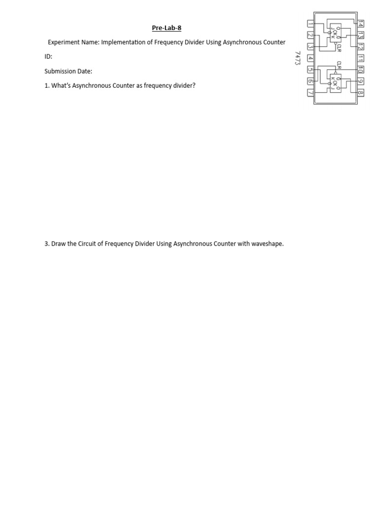 Frequency Divider with Asynchronous Counter | PDF