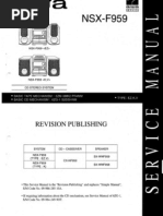 Aywa NSX-F959 | PDF