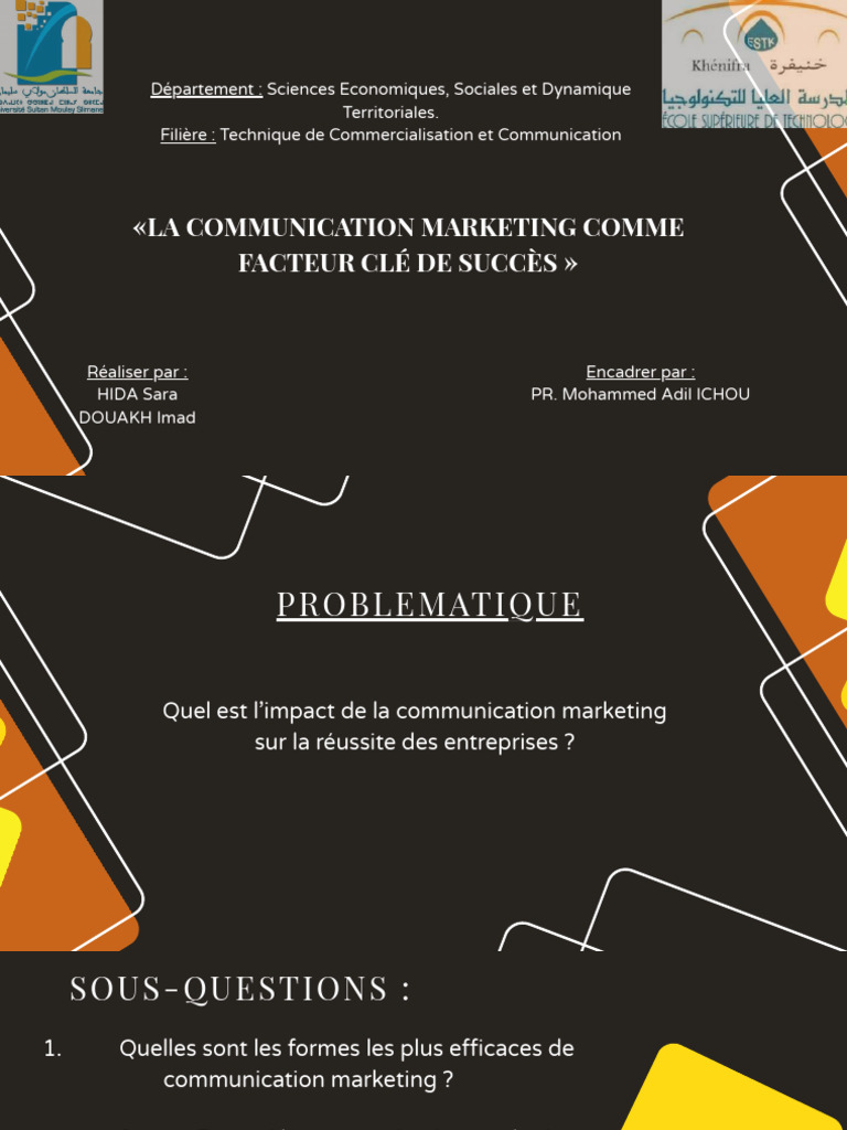 Impact de la Communication Marketing | PDF | Commercialisation | la ...