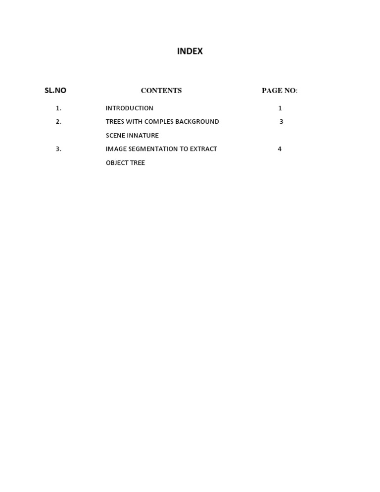 Tree Image Segmentation Guide | PDF