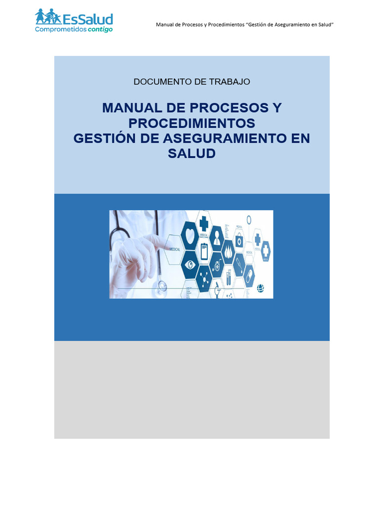 Manual de Gestión en Aseguramiento Salud | PDF | Seguro | Actuario