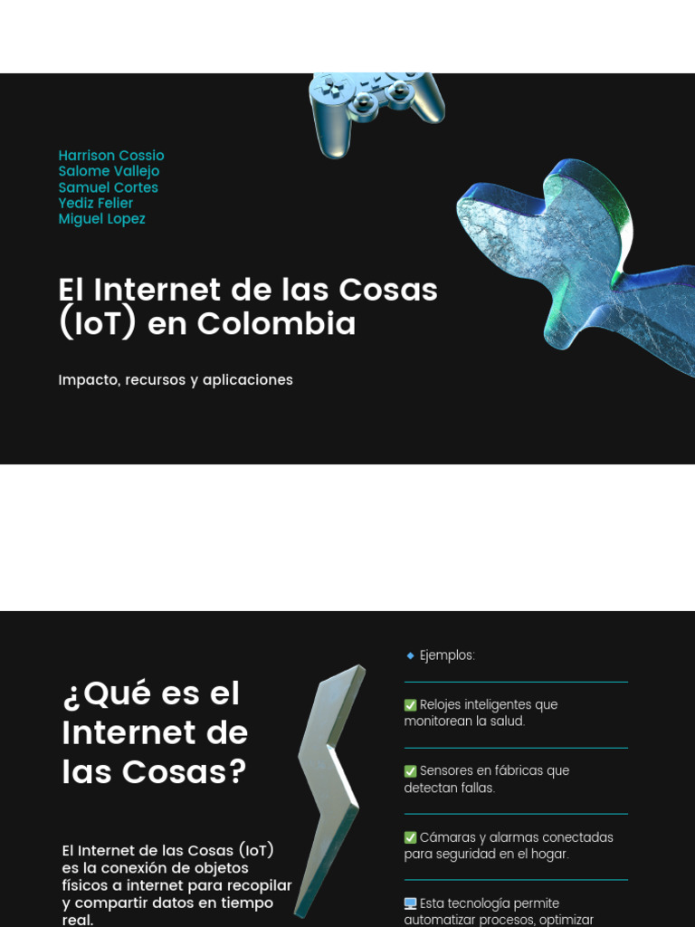Impacto del IoT en Colombia: Aplicaciones y Retos | PDF | Internet de ...