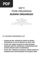 Download Sap 9 Teori Organisasi Budaya Organisasi by Rianda Putisari Baswan SN86615890 doc pdf