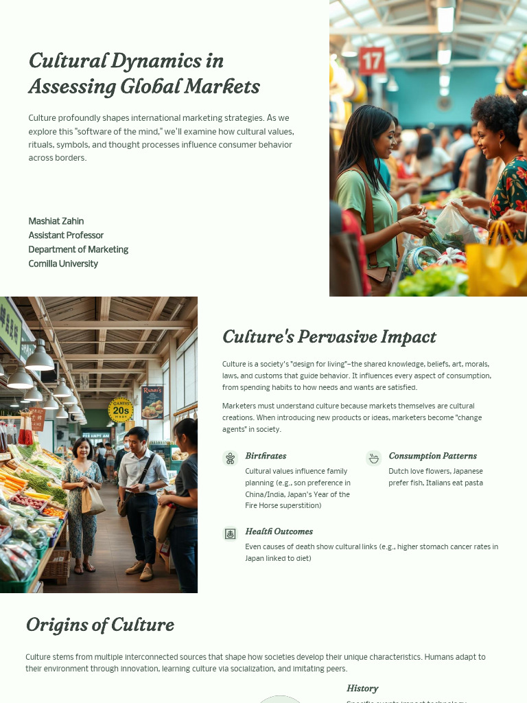 Cultural Dynamics in Global Marketing | PDF | Communication | Behavior