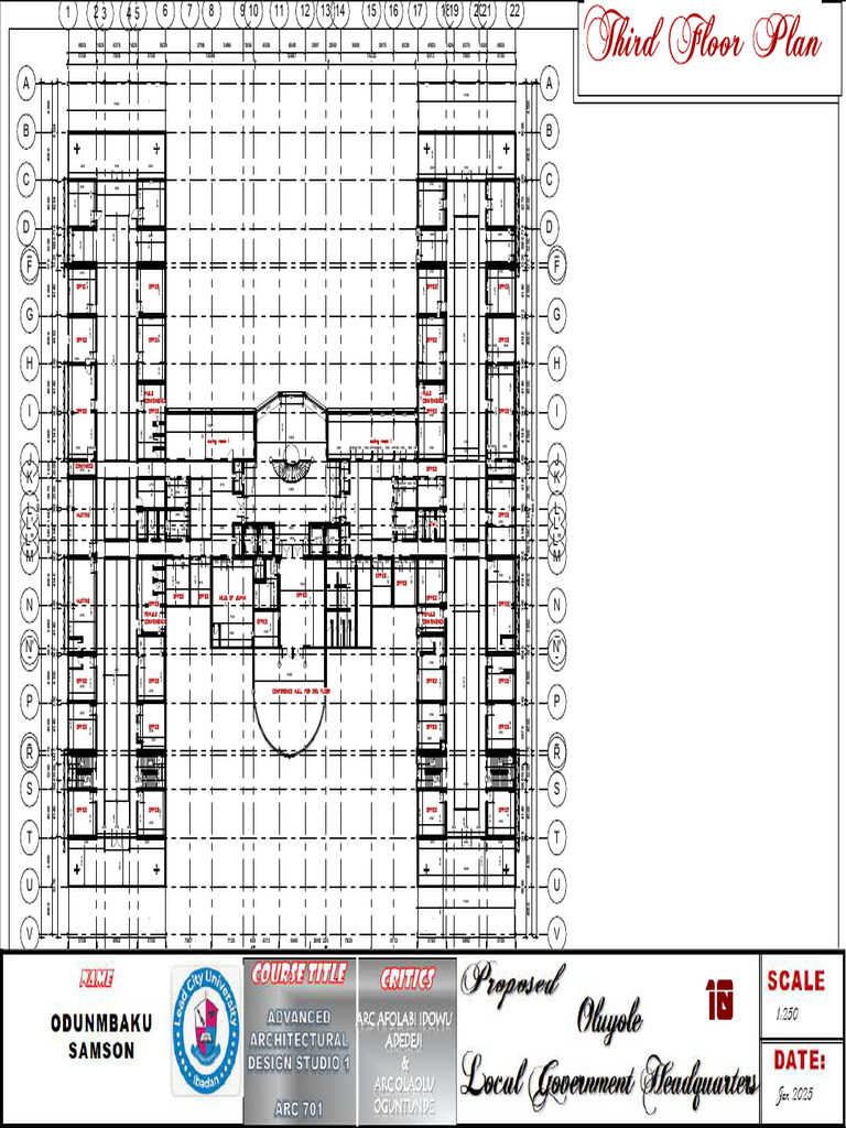 Third Floor Office Plan Layout | PDF