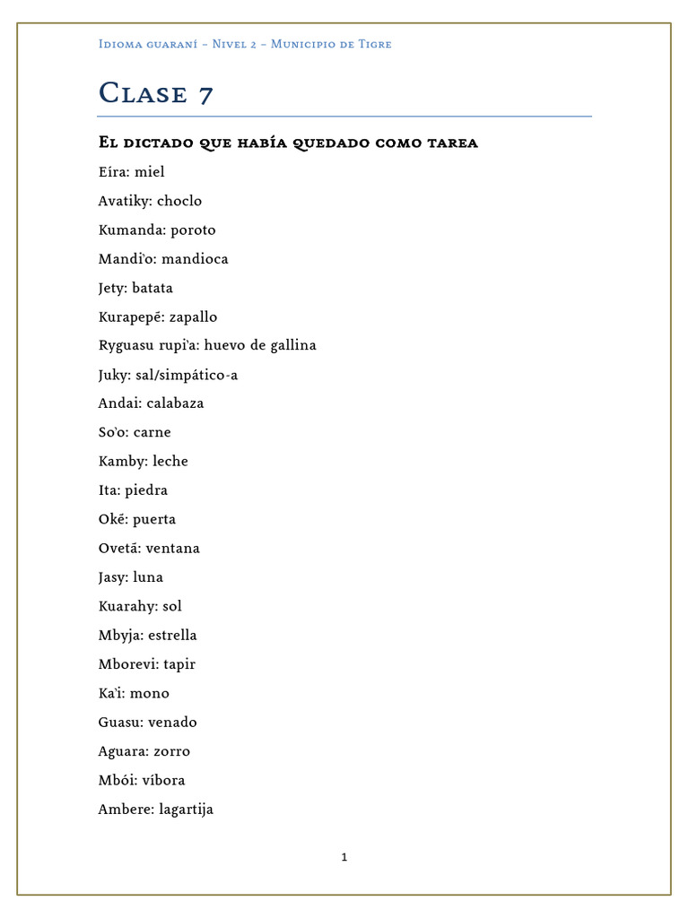 Clase 7 | PDF