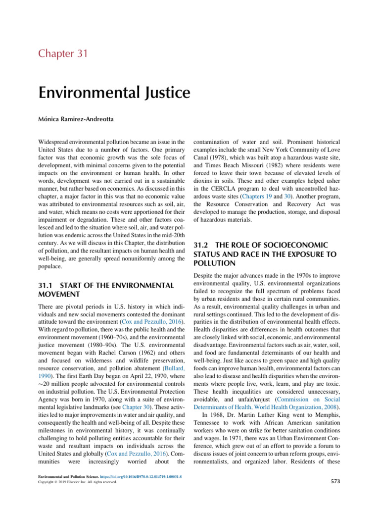 Environmental Justice and Pollution Disparities | PDF | Health Equity ...