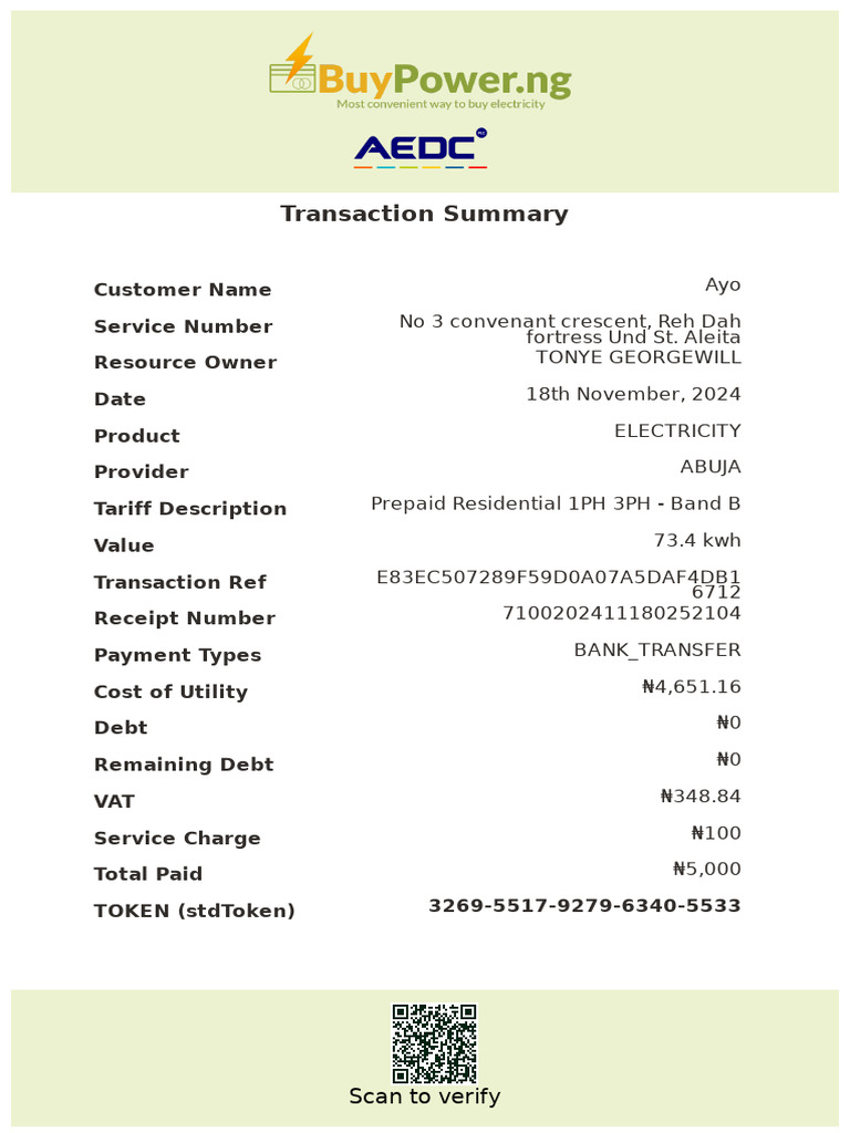 Httpsprint Buypower Ngreceipt | PDF
