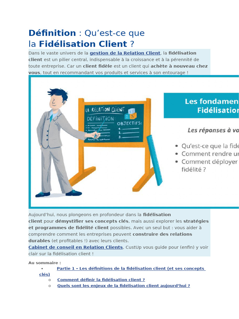 Comprendre la fidélisation client | PDF | Marque | Commercialisation