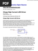 Download Cheap High Current LED Driver by Ionela SN8662085 doc pdf