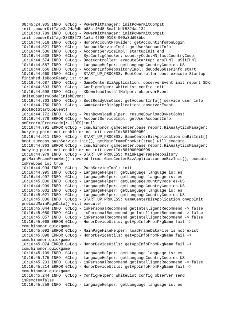 PowerKitManager Startup Log Analysis | PDF | Communications Protocols ...