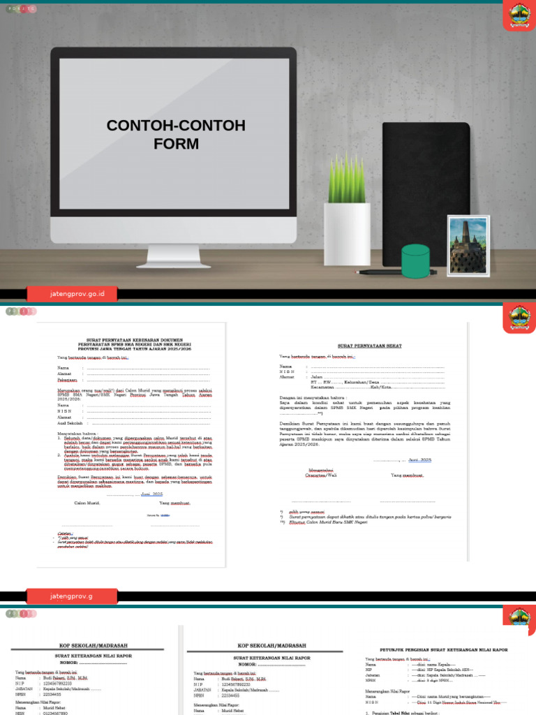 Contoh Bentuk Form | PDF